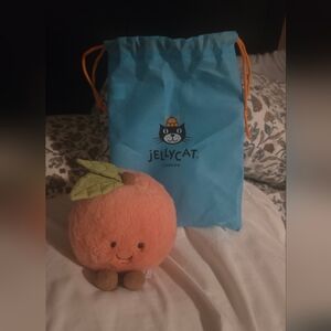 Jellycat Amuseables Peach NWT HTF